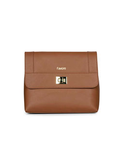 Saint G - Tan Leather Sling Bag