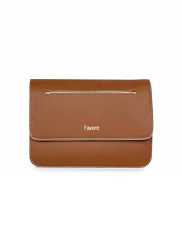 Saint G - Tan Leather Sling Bag