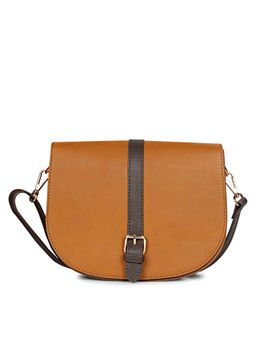 Saint G - Dark Tan Leather Sling Bag