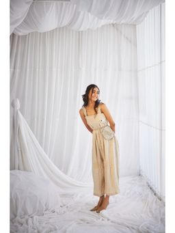 Twenty Nine - Bandhani Beige Jumpsuit