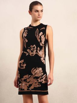VERO MODA - Floral Knitted Mini Dress