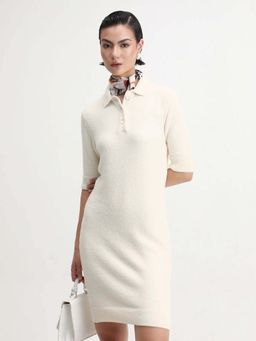 RAREISM - Solid Mini Flat Knit Dress