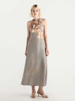 RAREISM - Floral Print A-Line Dress