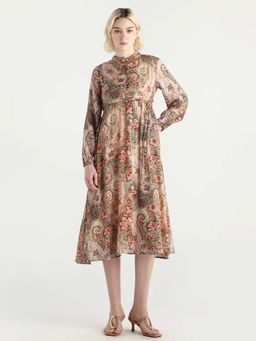 RAREISM - Paisley Print Midi Dress