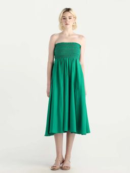 RAREISM - Solid Fit and Flare Tube Dress