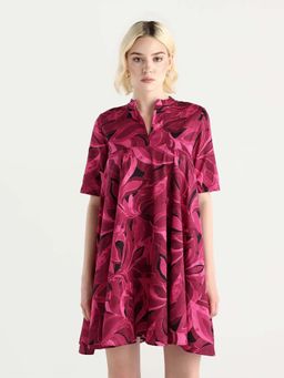 RAREISM - Printed Mini Tent Dress