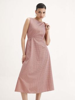 RAREISM - Printed A-Line Midi Dress