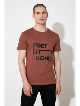 Trendyol - Man Brown T-Shirt