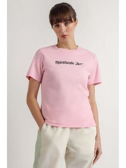 Reebok - Women Pink Solid T-Shirt