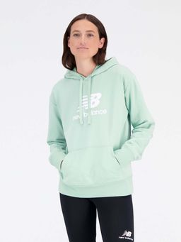 New Balance - Women Green Solid Hoodie