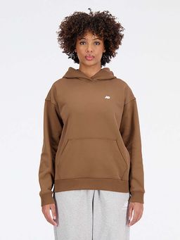 New Balance - Women Brown Solid Hoodie