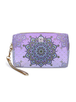 NFI Essentials - Floral & Diamond Print Cosmetics Pouch Multi-Colour