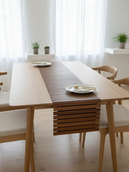 Mason Home - Foldable Table Runner Brown (6 Feet)