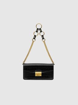 LA ELLORE - Aurelia Ring Black Cross Bag