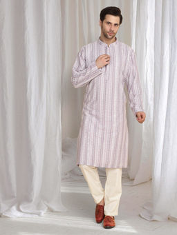 Aham-Vayam - Prafullthread Embroidered Kurta With Dupatta