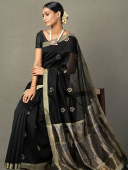 Fabindia - Cotton Silk Chanderi Sari