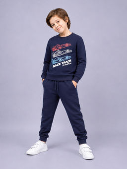 PLUM TREE - Boys Premium Soft Cotton full sleeve Sweatshirt and Joggers