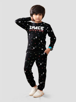 PLUM TREE - Boys Premium Soft Cotton full sleeve Sweatshirt and Joggers