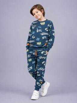 PLUM TREE - Boys Premium Soft Cotton full sleeve Sweatshirt and joggers