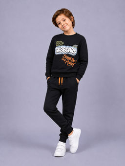 PLUM TREE - Boys Premium Soft Cotton full sleeve Sweatshirt and Joggers
