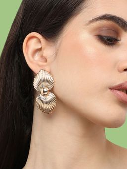 Sohi - Gold Plated Designer Party Drop Earring For Women