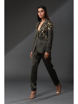 Zeefaa - Midnight French Solid Trousers