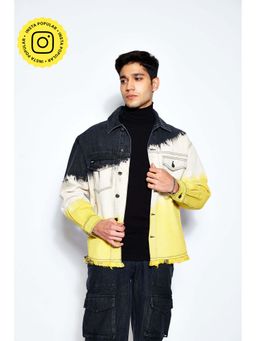 The Clothing Factory - Ombre Unisex Denim Jacket Yellow