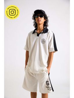 The Clothing Factory - Garfield-1978 University Oversized Polo T-Shirt