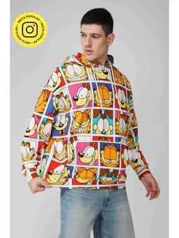 The Clothing Factory - Garfield- Expressions Collage Printed Oversized Men's Hoodie