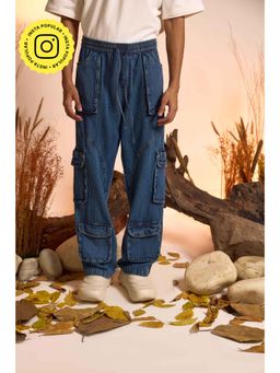The Clothing Factory - Drifter Denim Cargo Blue Jeans