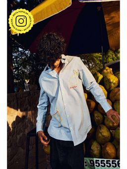 The Clothing Factory - Limoncello Spritz Blue Shirt