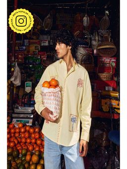 The Clothing Factory - The Palm and Lobster Summer Yellow Shirt
