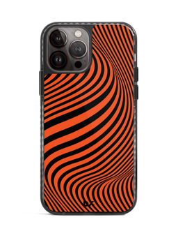 DailyObjects - Tangerine Waves Stride 2.0 Case Cover For iPhone 13 Pro Max-6.7-inch