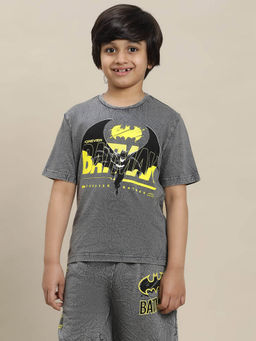 Kidsville - Batman Printed Regular Fit T-Shirt For Boys