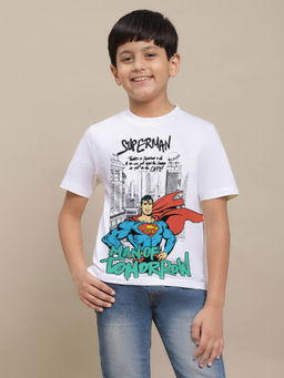 Kidsville - Superman Graphic Regular Fit T-Shirt For Boys