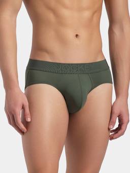 Jockey - LM07 Men Soft Touch Recycled Microfiber Elastane Brief - Thyme