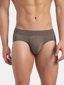 Jockey - LM07 Men Soft Touch Recycled Microfiber Elastane Brief - Dark Khaki