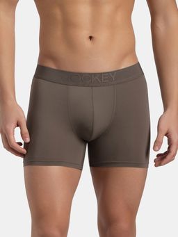 Jockey - LM08 Men Soft Touch Recycled Microfiber Elastane Trunk - Dark Khaki