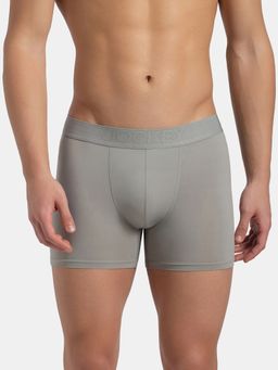 Jockey - LM08 Men Soft Touch Recycled Microfiber Elastane Trunk - Bright Light Grey
