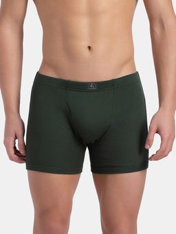 Jockey - 8008 Men Cotton Solid Boxer Brief - Deep Forest