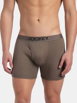 Jockey - 8009 Men Cotton Solid Boxer Brief - Dark Khaki