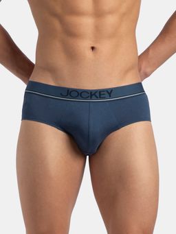 Jockey - 8037 Men Super Combed Cotton Solid Brief - Dark Denim
