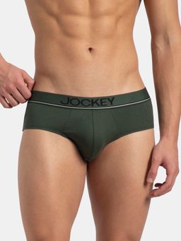 Jockey - 8037 Men Super Combed Cotton Solid Brief - Deep Forest