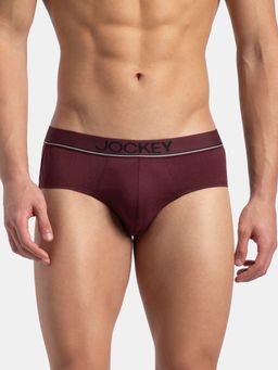 Jockey - 8037 Men Super Combed Cotton Solid Brief - Port Royale