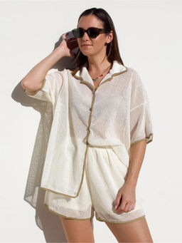 Miakee - Khaki Jammies Solid Co-Ord (Set of 2)