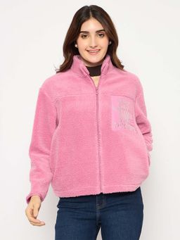 Madame - Pink Fur Sweatshirt for Women