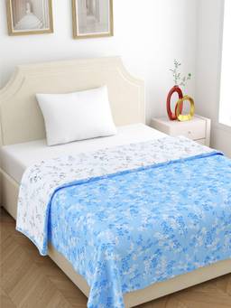 Home Ecstasy - 100% Cotton 210 GSM Floral Single Dohar