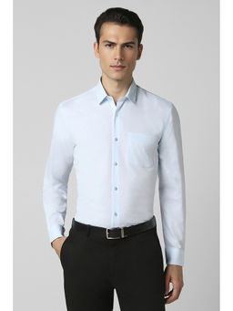 Peter England - Men Blue Regular Fit Formal Shirt