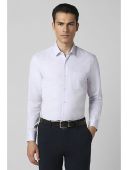 Peter England - Men Lilac Slim Fit Formal Shirt