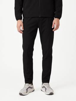 max - Men Black Solid Trackpant